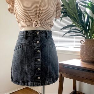NWT Abercrombie Natural Rise Button Down Skirt